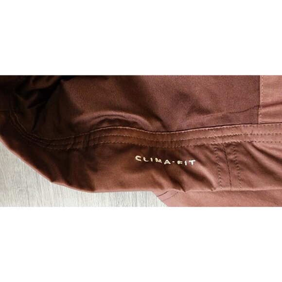 Nike Golf Vest Womens Large Brown Clima fit Windbreaker Zip Pockets Outdoors - Picture 8 of 10